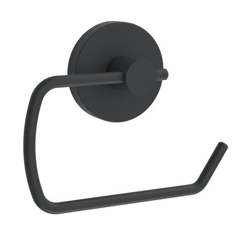 Estate Matte Black Stainless Steel Suction Toilet Roll Holder