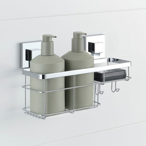 Polished Stainless Steel Suction Combo Caddy