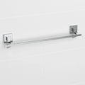 Polished Stainless Steel Suction 60cm Single Towel Rail