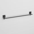 Matte Black Suction 80cm Single Towel Rail