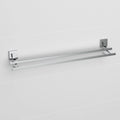 Polished Stainless Steel Suction 80cm Double Towel Rail