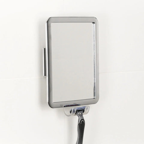 Polished Chrome Suction Fog Free Mirror