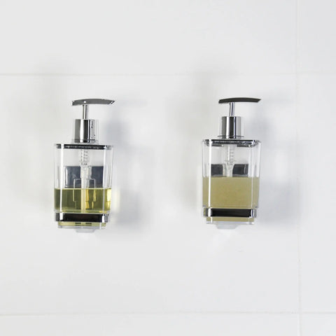 Polished Chrome Suction Liquid Soap Dispenser