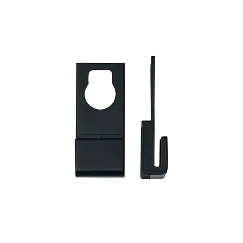 Replacement Matte Black Mounting Clips (Pack of 2)