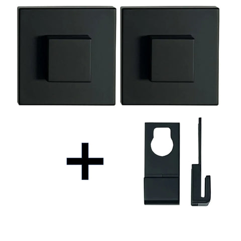Replacement Matte Black Suction Cups & Clips Kit