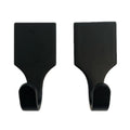 Replacement Matte Black Towel Hooks (Pack of 2)