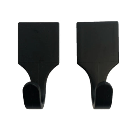Replacement Matte Black Towel Hooks (Pack of 2)