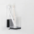 Matte Black Suction Bathroom Tumbler