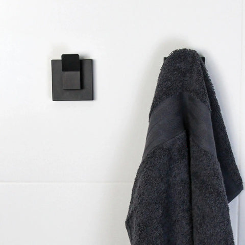 Matte Black Suction Designer Hook