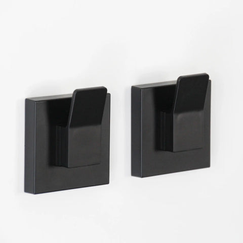 Matte Black Suction Designer Hook