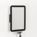 Matte Black Suction Fog Free Mirror