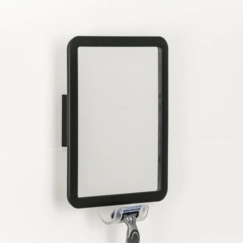 Matte Black Suction Fog Free Mirror