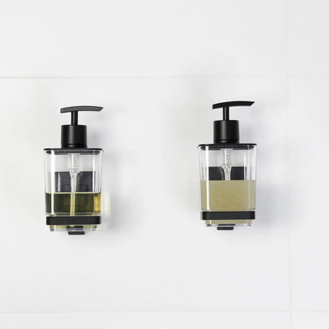 Matte Black Suction Liquid Soap Dispenser