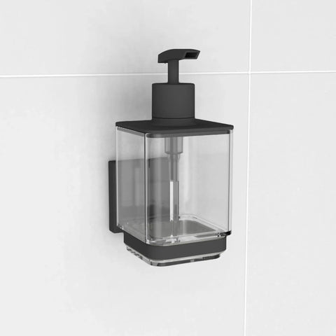 Matte Black Suction Liquid Soap Dispenser