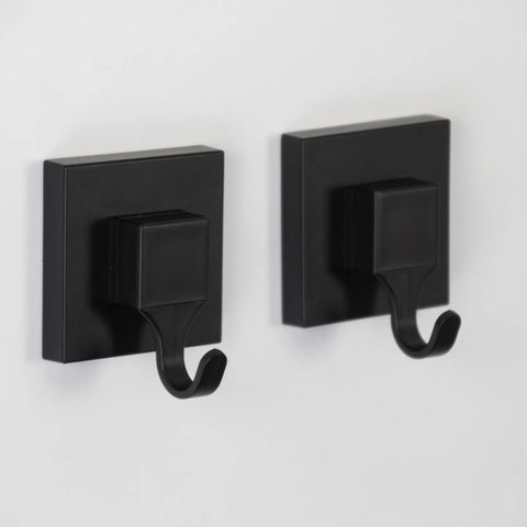 Matte Black Suction Bathroom Hook
