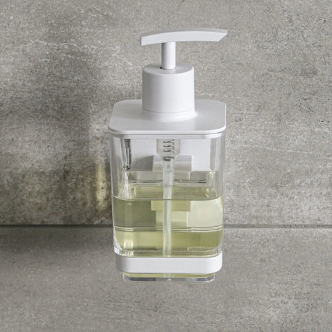 Matte White Suction Liquid Soap Dispenser