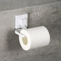 Matte White Suction Toilet Roll Holder