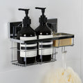 Polished Stainless Steel Suction Combo Caddy