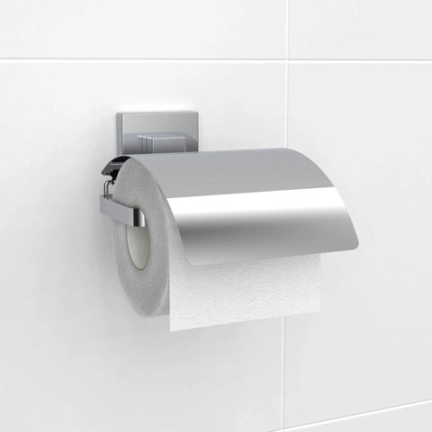 Polished Stainless Steel Concealed Toilet Roll Holder