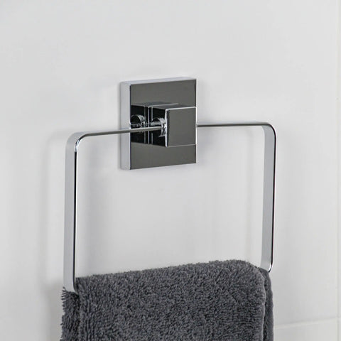 Polished Stainless Steel Suction Hand Towel Ring