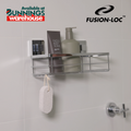 Fusion-Loc Stainless Steel Suction Large Shower Caddy