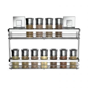 Suction Double Spice Rack